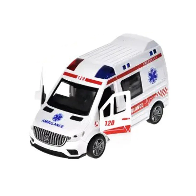 Дитяча інерційна машинка "Швидка допомога" YM-9930F(Ambulance) звукові ефекти — YG Toys