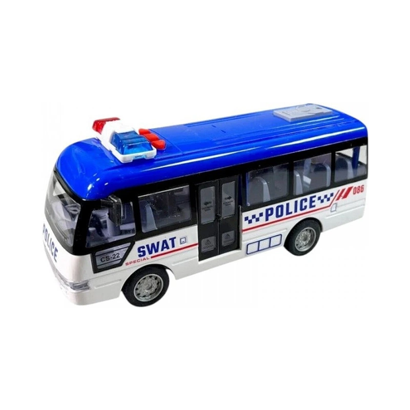 Дитячий інерційний автобус YM-9906F(Blue) 19х6,5х8 см — YG Toys