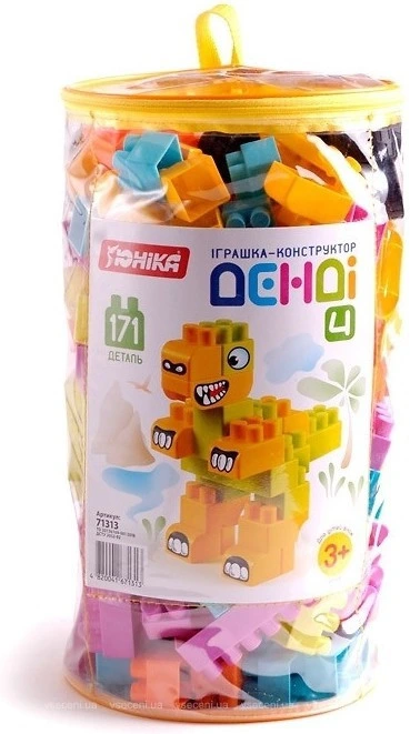 Дитячий конструктор "ДЕНДІ" - 4 71313, 171 деталі — ЮНІКА