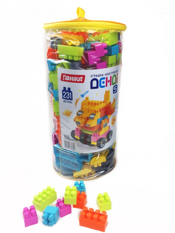 Дитячий конструктор "ДЕНДІ" - 5 71320, 231 деталь — ЮНІКА