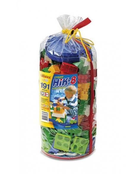 Дитячий конструктор НІК-8 70958, 191 велика деталь — ЮНІКА