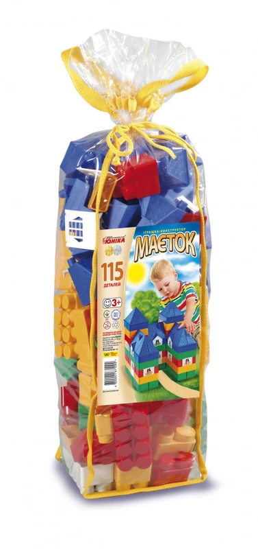 Дитячий конструктор Садиба 71092, 115 великих деталей — ЮНІКА