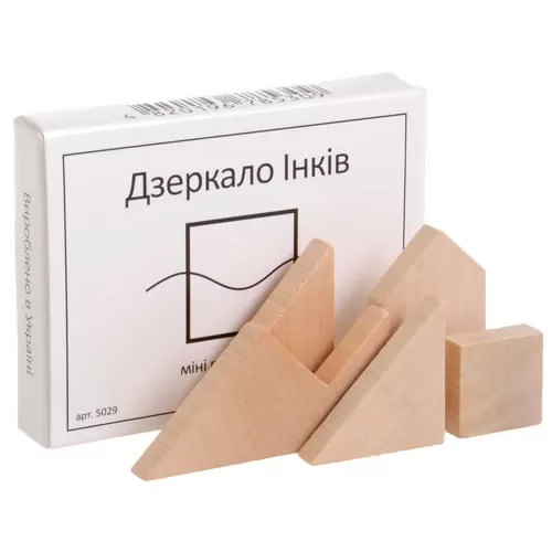 Міні головоломка Дзеркало Інків. Заморочка 5029 дерев'яна — Заморочка