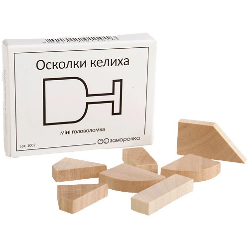 Міні головоломка Осколки келиха Заморочка 5023 дерев'яна — Заморочка