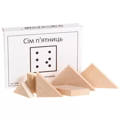 Міні головоломка Сім п'ятниць. Заморочка 5006 дерев'яна — Заморочка