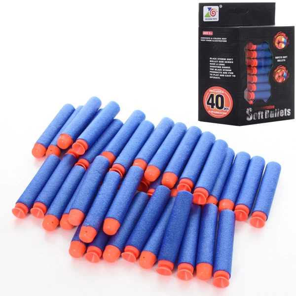 М'які пульки для бластерів ZC08, 40 шт в наборі — ZECONG TOYS