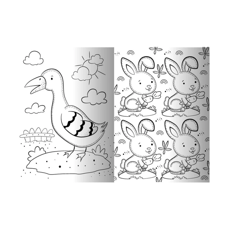 Розвиваюча розмальовка "Ферма" РМ-73-02, 32 сторінки