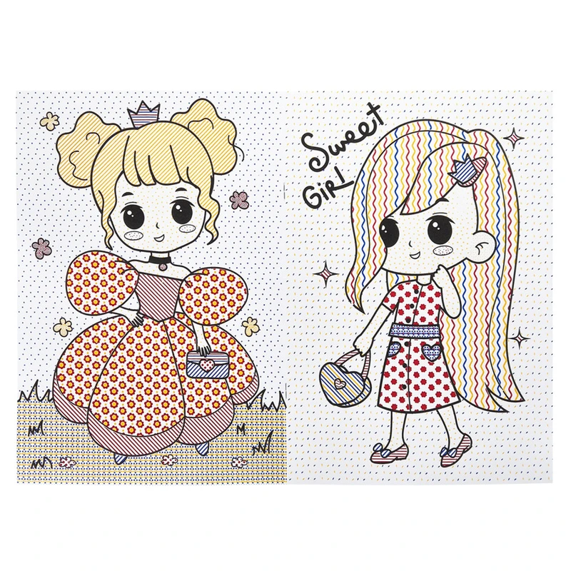 Зошит для малювання водою "Magic water" Для дівчаток НТ-09-05 з водним маркером