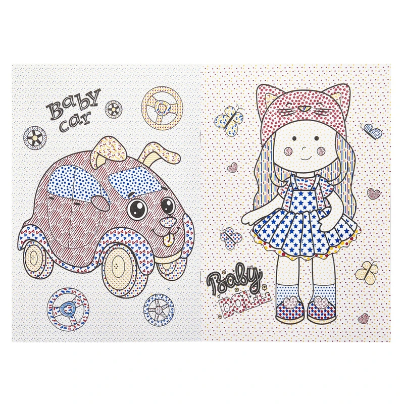 Зошит для малювання водою "Magic water" Іграшки НТ-09-07 з водяним маркером