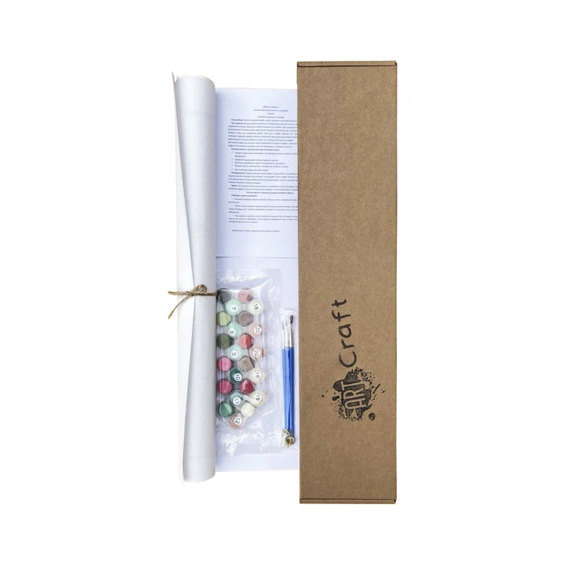 Картина за номерами без підрамника "Crazy family" Art Craft 16039-ACNF 40х50 см