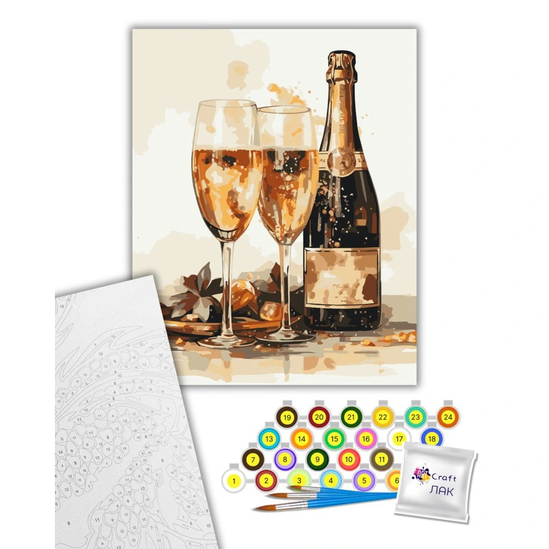 Картина за номерами "Ігристе на двох" 12046-AC 40х50 см