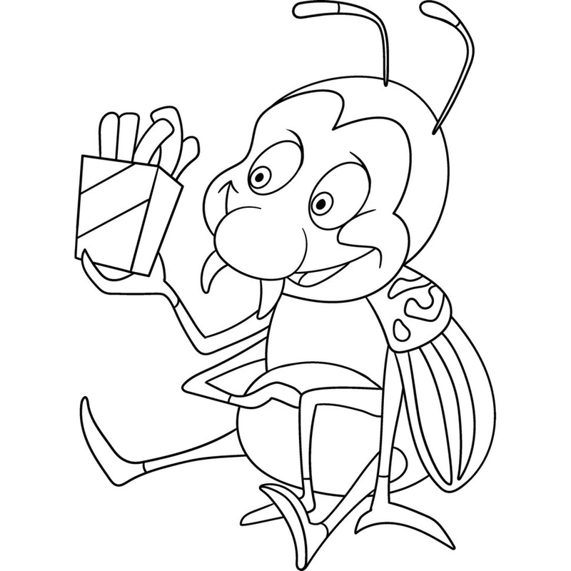 Розпис на полотні "Колорадський жучок" 15054-AC 25x30 см