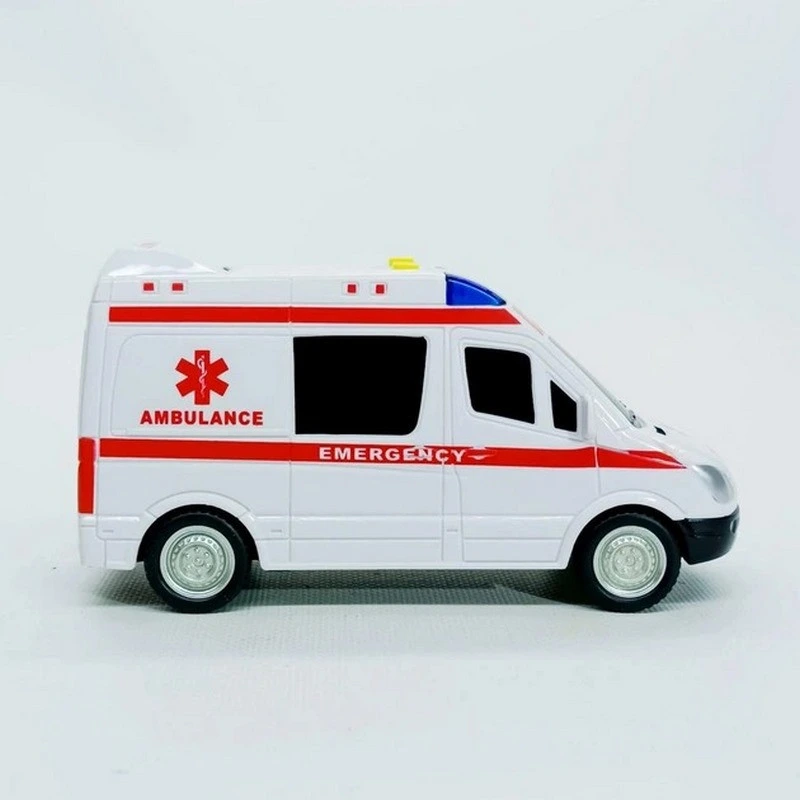 Дитяча автомодель "Швидка допомога" 7994, 17х7 см, звукові та світлові ефекти