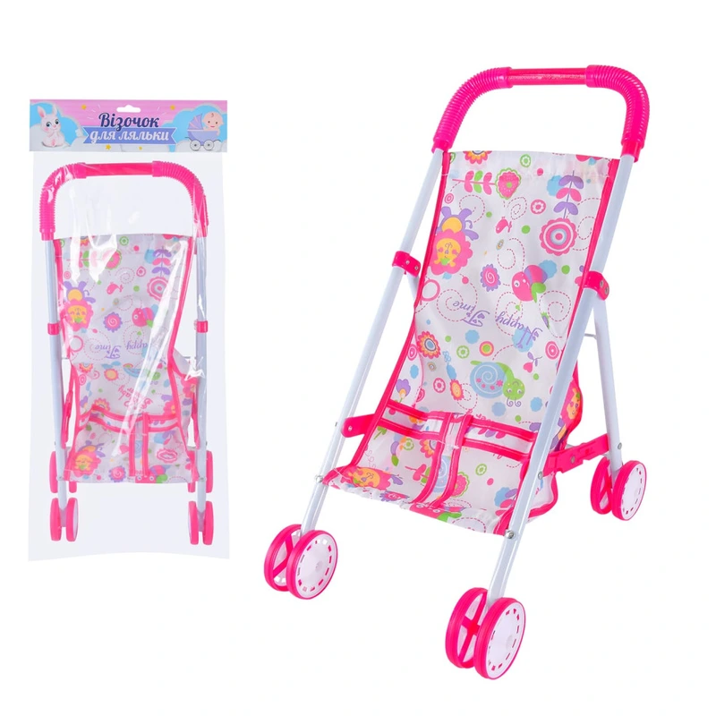 Дитяча Коляска для ляльки 935B-6 з козирком, 27×38×44 см