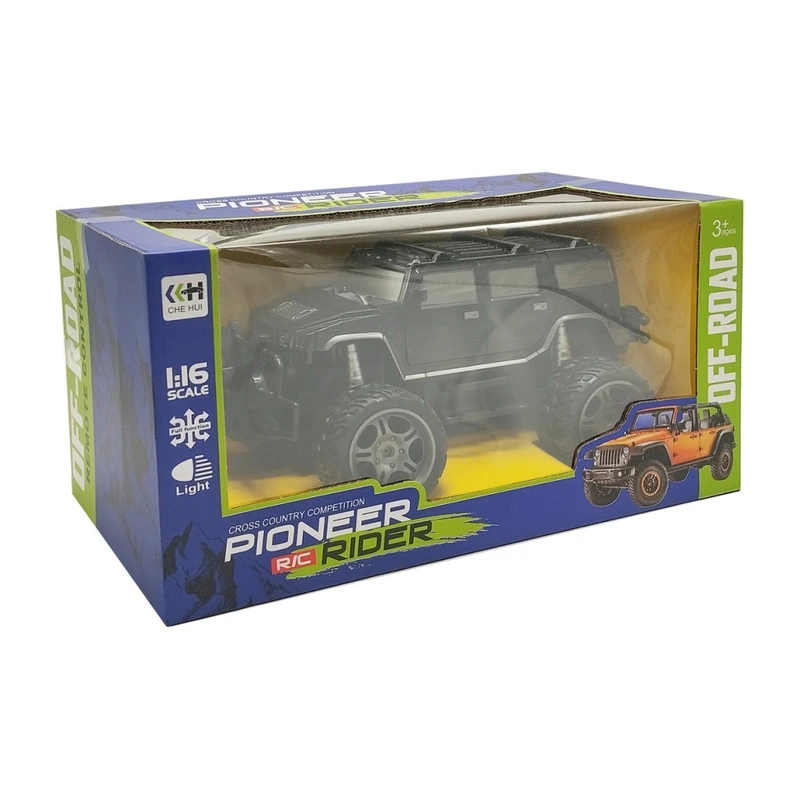 Дитяча машинка на радіокеруванні "Джип" 512A(Black) чорний, 1:16