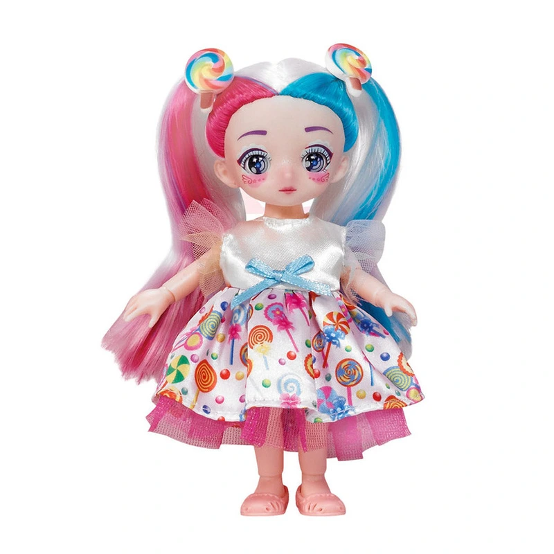 Дитяча шарнірна лялька DH2367-2 миле вбрання, розмір 16 см