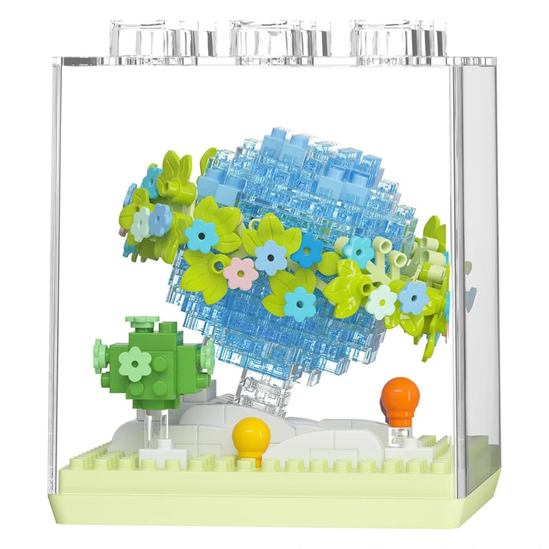 Дитячий Конструктор Flower Language 7347 у колбі, 395 деталей