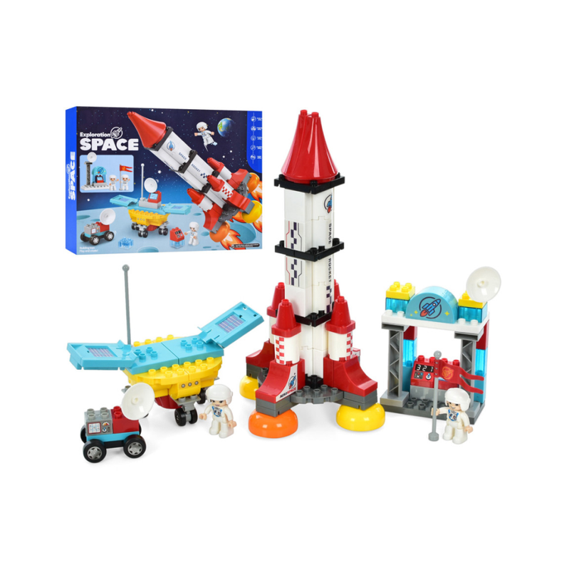 Дитячий конструктор "Космічна ракета" Bambi 5455 126 деталей