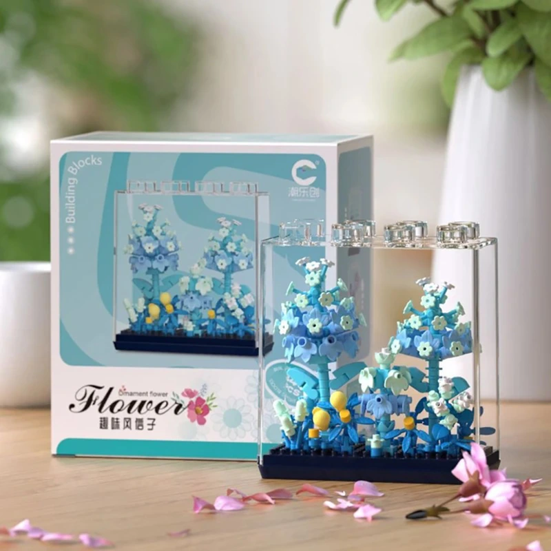 Дитячий Конструктор Ornament Flower 7377 у колбі, 343 деталі