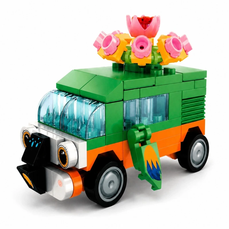 Дитячий конструктор Parrot Bus BB121E-I серії "Animal Bus", 103 деталі