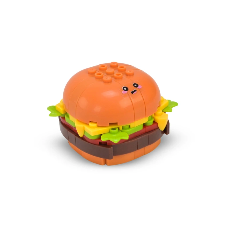 Конструктор дитячий "Western fast food: Hamburger" 1024A-1, пластик, 93 деталі