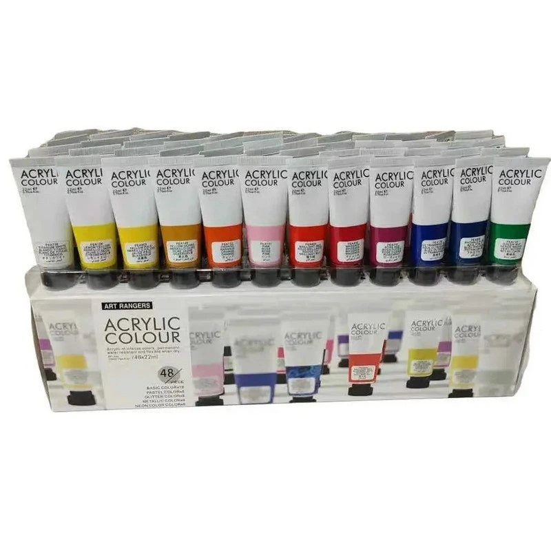 Великий набір акрилових фарб "Art ranger" 32KRFEA4822, 48 кольорів по 22 мл