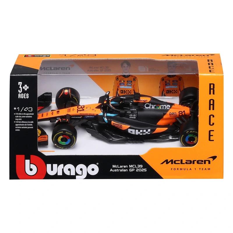 Автомодель - MCLAREN F1 MCL39 (2025) (1:43)