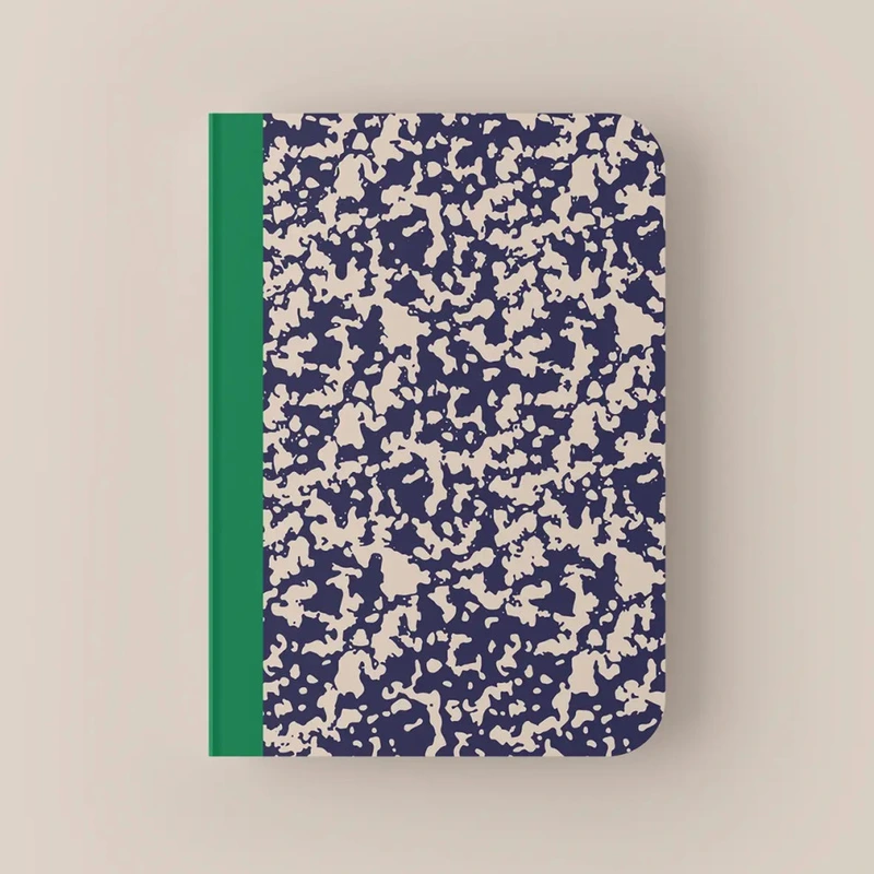 Блокнот "Exited" CBRT-0358 у крапочку, синій, формат А5, 144 аркуша