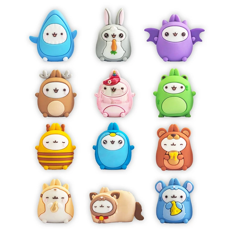 Фігурка-сюрприз COOL THINGS серії "Molang" - МИЛІ ПІЖАМКИ