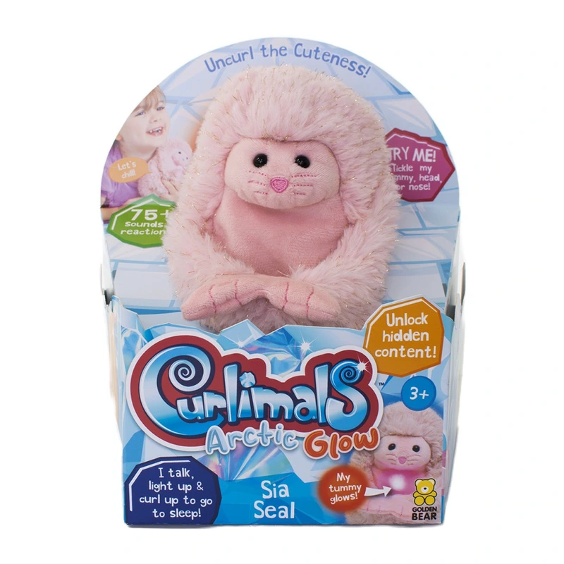 Інтерактивна іграшка CURLIMALS серії «Arctic Glow» - МОРСЬКИЙ КОТИК СІА