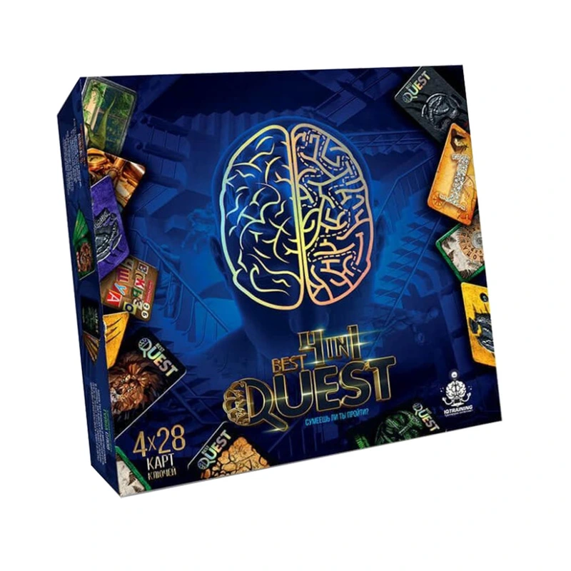 Карткова квест-гра BEST QUEST BQ-02, 4 в 1