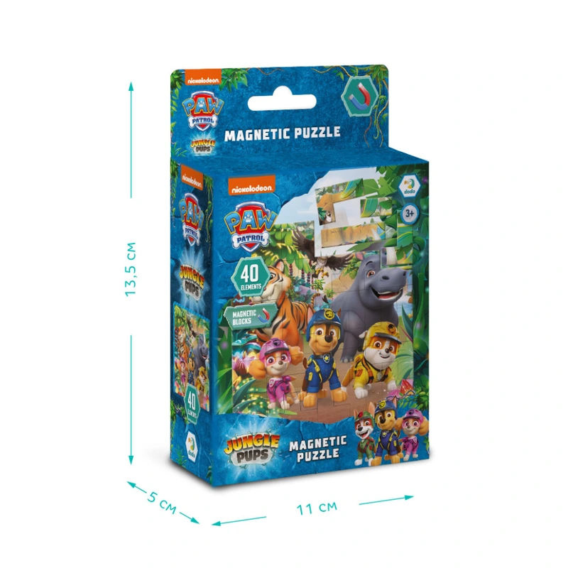 Дитячий магнітний пазл "Джунглі" 200649 на 40 елементів