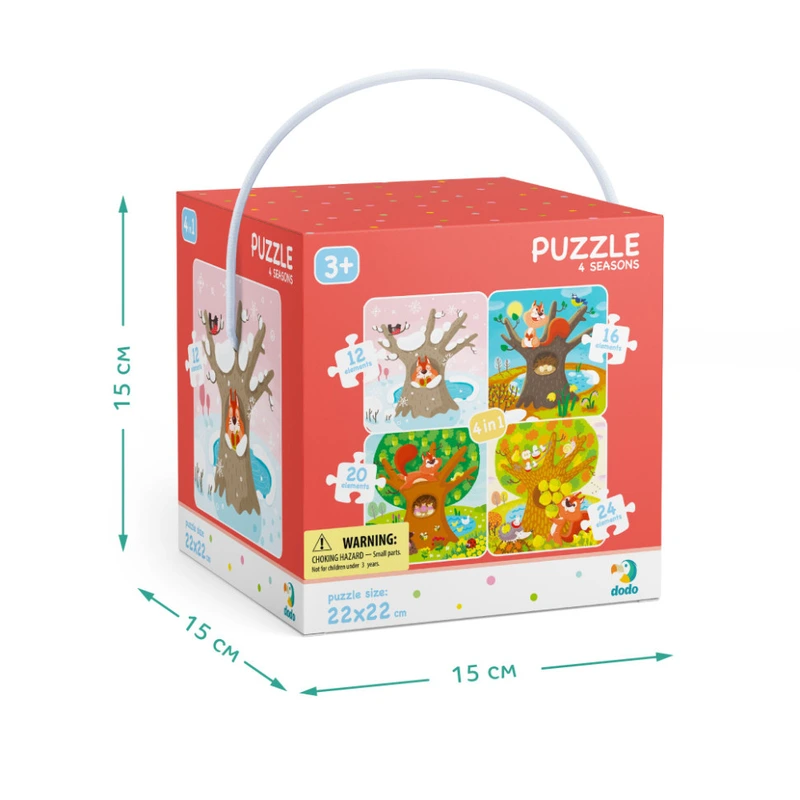 Дитячий набір пазлів "Пори року" DoDo 300125, 4 в 1