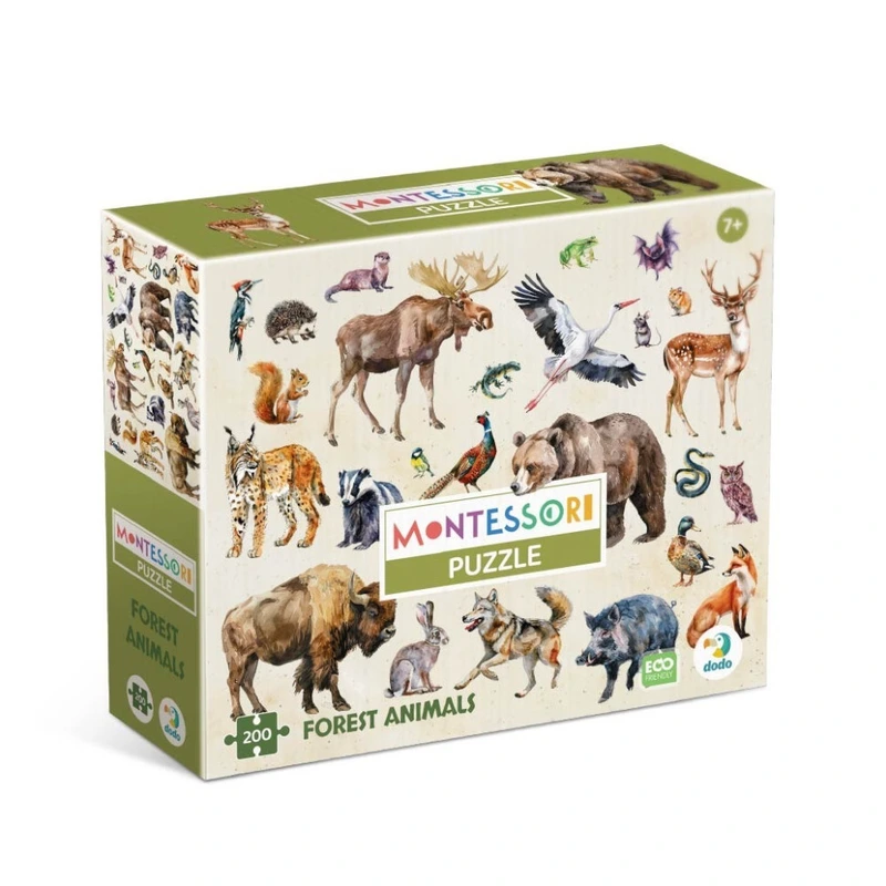 Дитячий пазл "Лісові тварини" 300638, 200 елементів