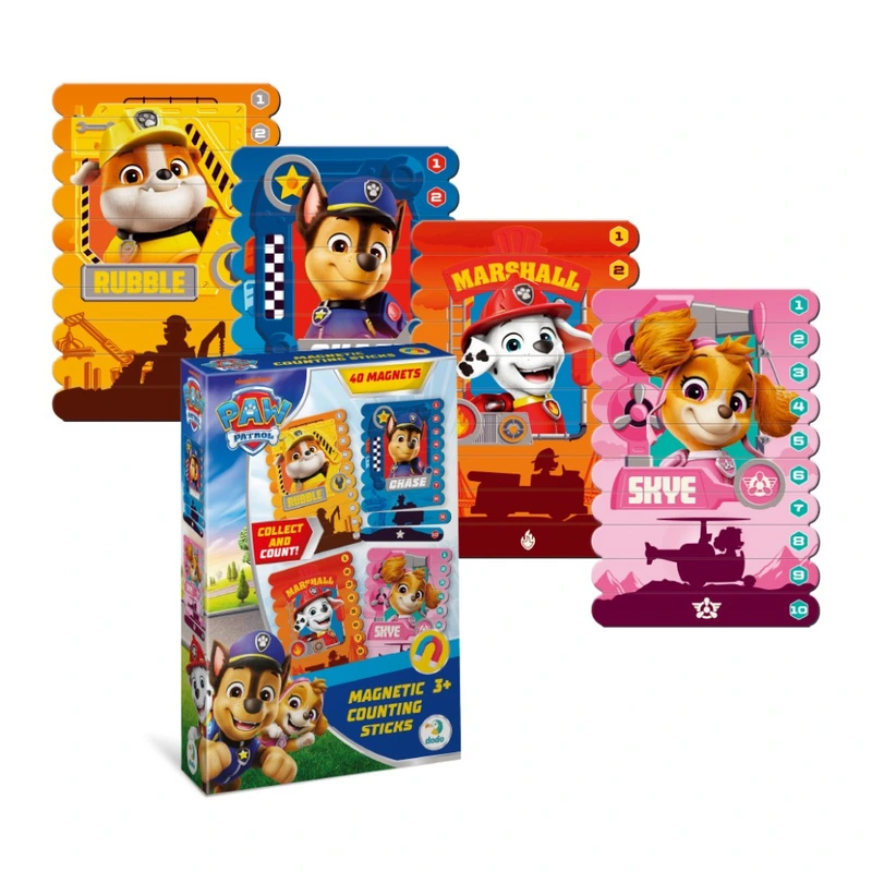 Магнітні палички для рахування "Paw Patrol: Герої-рятувальники" 200652, 40 магнітних елементів