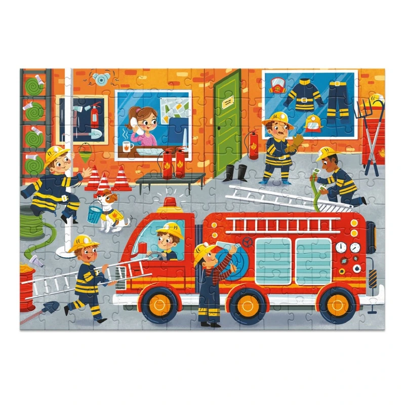 Пазл дитячий "Професії. Пожежник" 300702, 150 елементів
