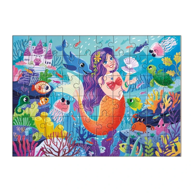 Пазл дитячий "Русалонька" DoDo Toys 300712, 60 елементів