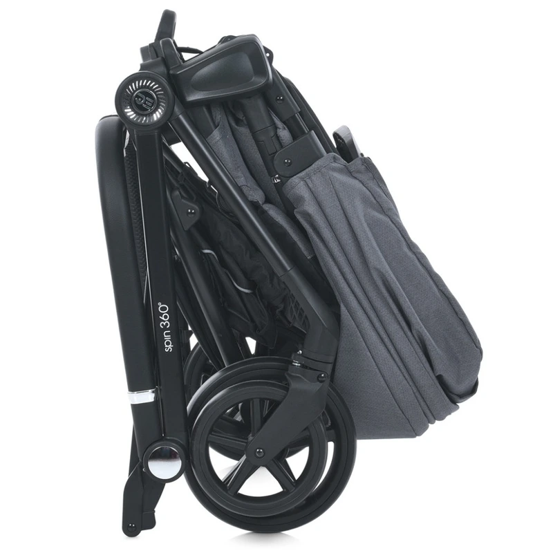 Дитяча коляска прогулянкова SPIN 360 ME 1138 Stone Gray