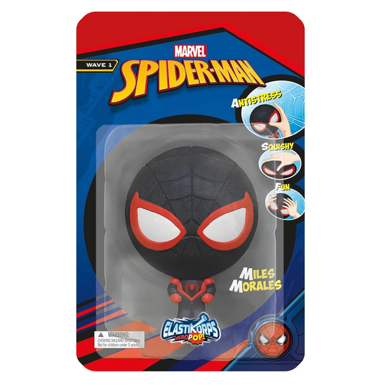 Стретч-іграшка Марвел людина павук Чорний Elastikorps HEPO10MARM-2