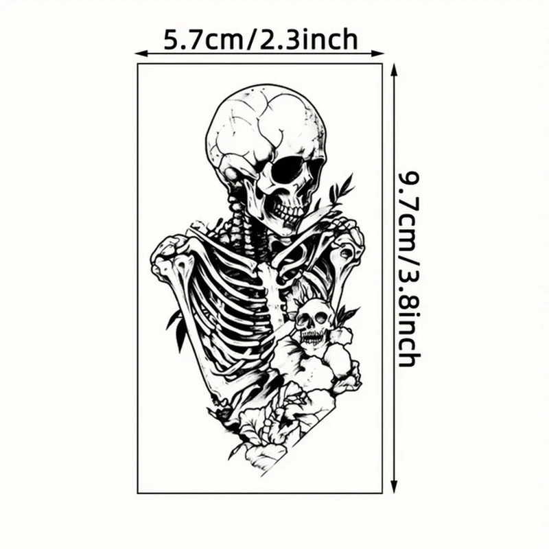 Набір дитячих тимчасових татуювань "Чорні міні №5" black-tattoo-mini-set-5-T