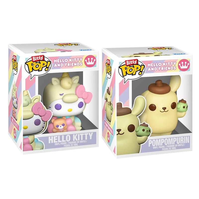 Набір ігрових фігурок BITTY POP! серії "Sanrio" - ХЕЛОУ КІТТІ ТА ПОМПОМПУРІН