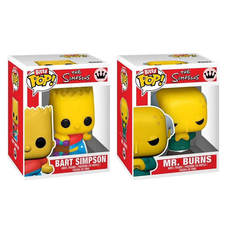 Набір ігрових фігурок BITTY POP! серії "Сімпсони" – БАРТ І МІСТЕР БЕРНС