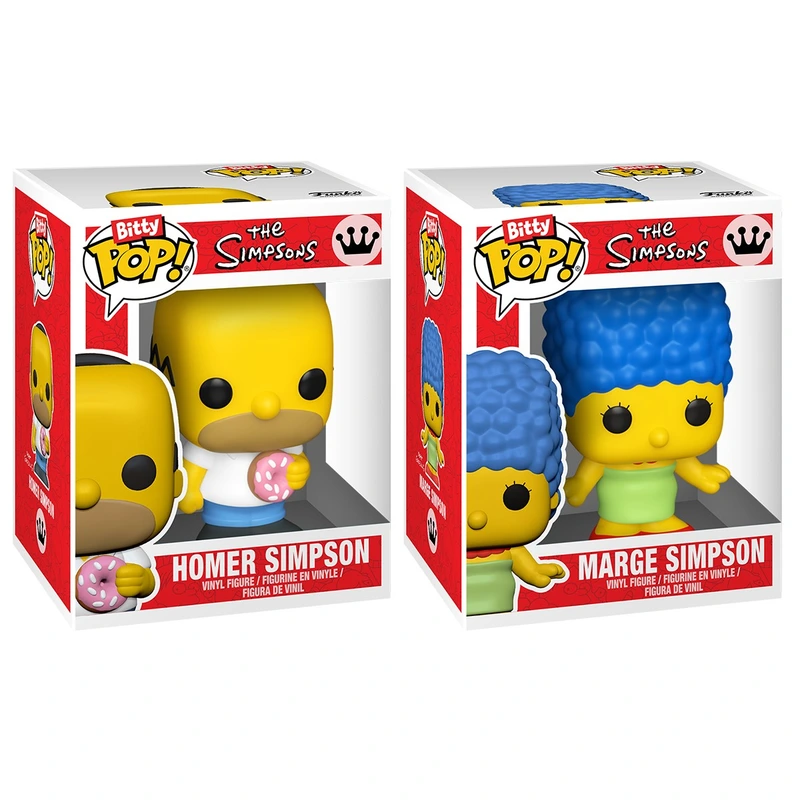 Набір ігрових фігурок BITTY POP! серії "Сімпсони" – ГОМЕР І МАРДЖ