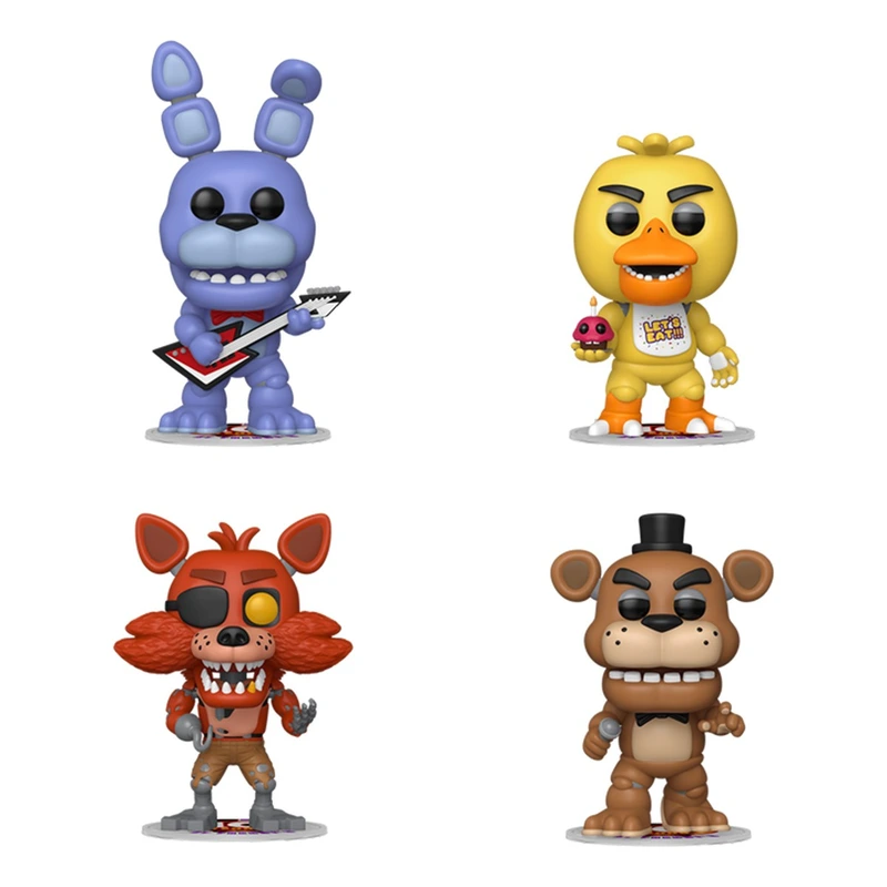 Набір ігрових фігурок FUNKO POP! серії "5 ночей у Фредді" (4 фігурки)
