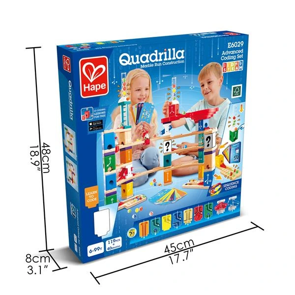 Конструктор-лабіринт Hape Quadrilla Програмування 159 ел. (E6029)