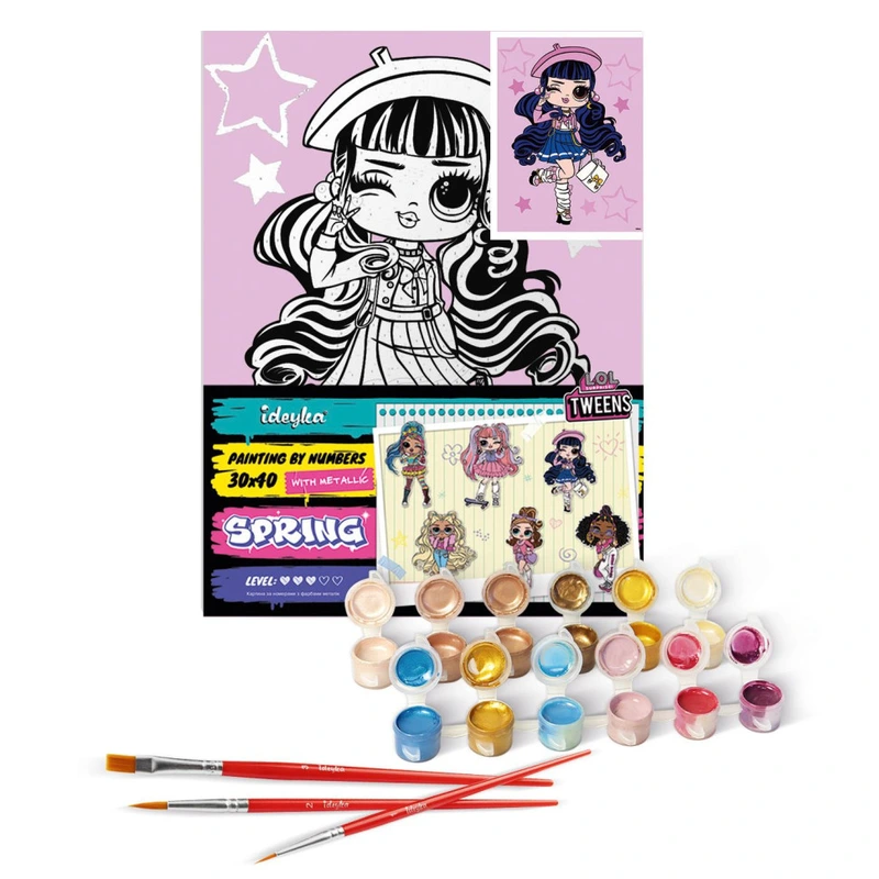 Картина за номерами "L.O.L. Surprise! Tweens Aya Cherry" KHO6283, 30х40 см