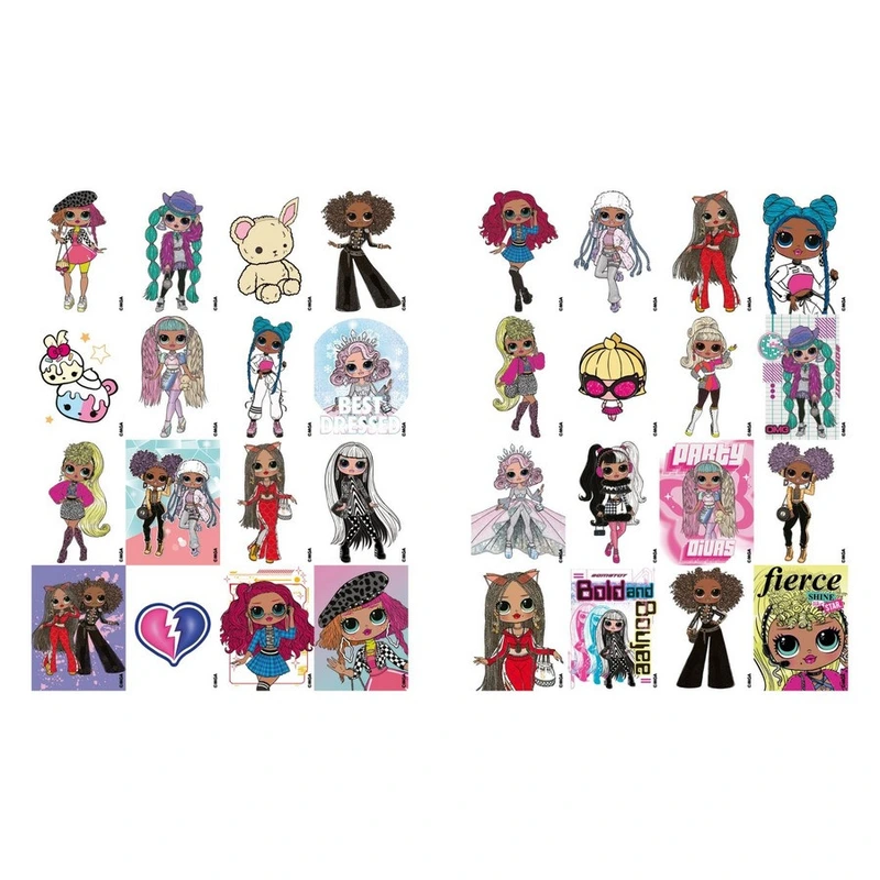 Розмальовка зі стікерами "BB Nation SWAG" LCB35, 16 сторінок