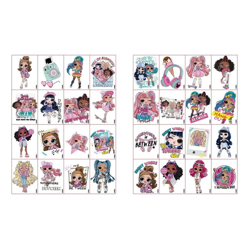 Розмальовка зі стікерами "Skate Dance 3 Tweens" LCB28, 16 сторінок