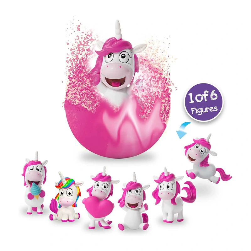 Ароматна бомбочка для ванни з іграшкою Inkee - МИЛІ ЄДИНОРІЖКИ (у диспл., в асорт.)