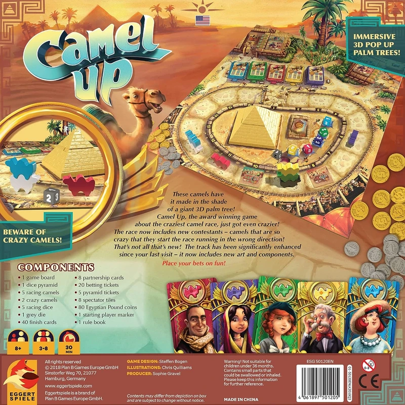 Camel Up. 2nd Edition (Верблюди, вперед 2.0)